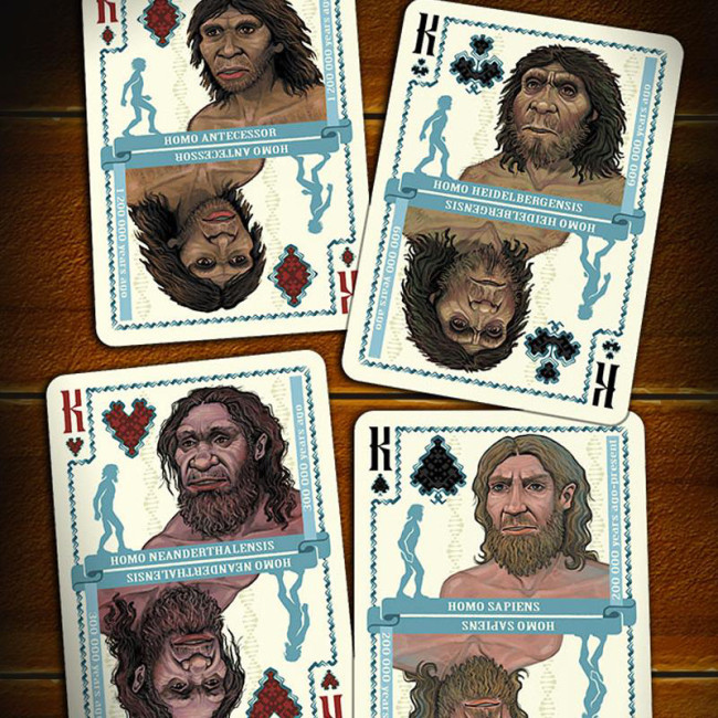 Evolution of Mankind Playing Cards p