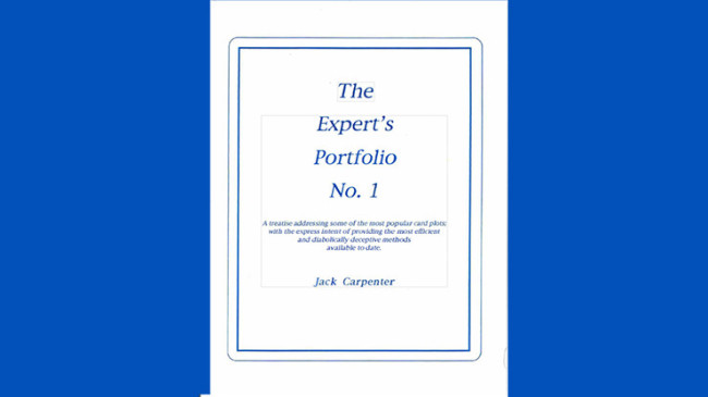 Expert's Portfolio by Jack Carpenter eBook - DOWNLOAD