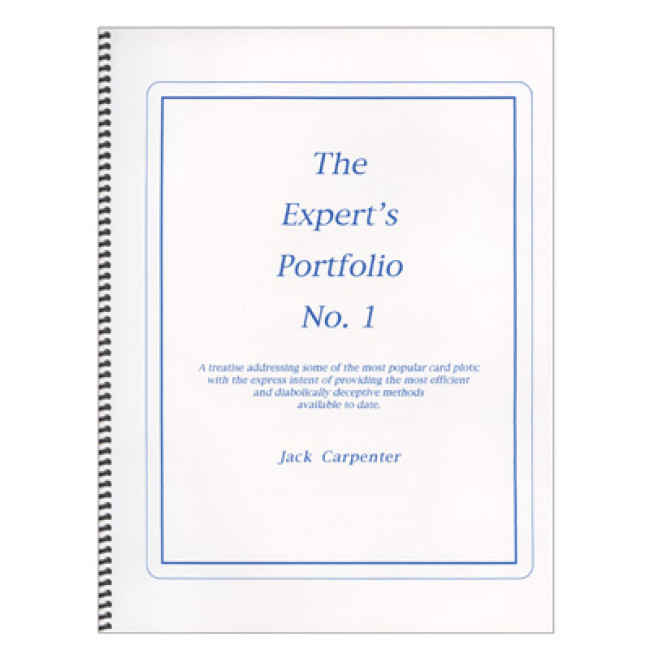 Expert's Portfolio (Vol 1) by Jack Carpenter - Buch