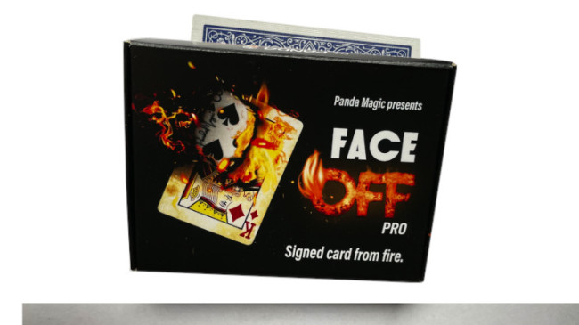 Face Off - Blau - Kartenverwandlung - Flash Cards und Gimmick - Set