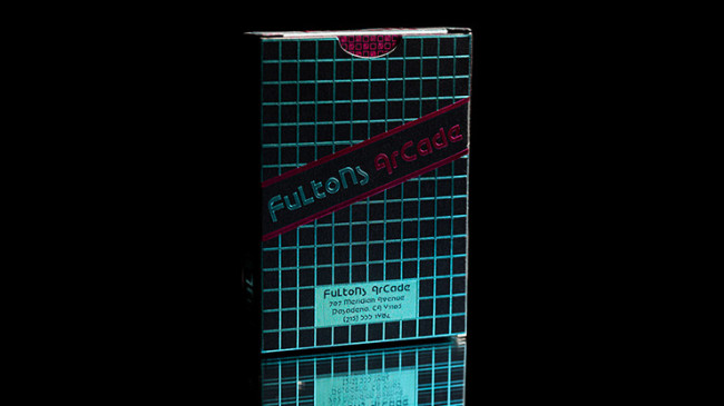 FULTONS Arcade TRON Edition Pink and Blue Foil - Pokerdeck