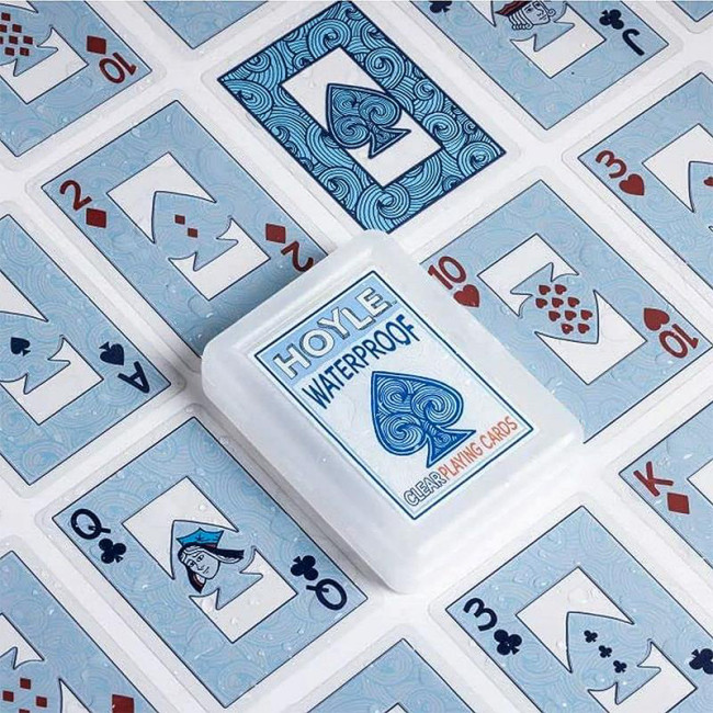 Hoyle Waterproof Clear Playing Cards