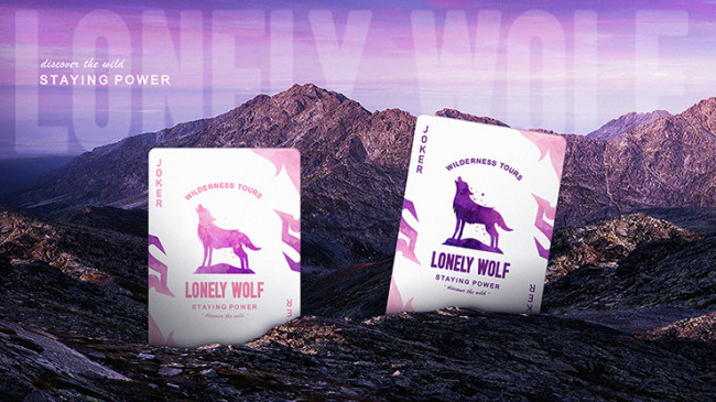 Lonely Wolf (Purple) by BOCOPO - Pokerdeck