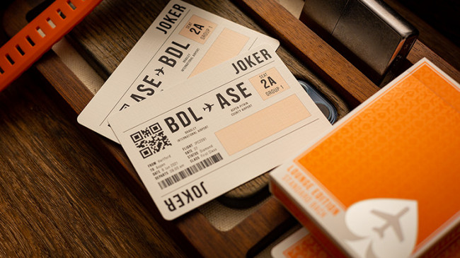 Lounge Edition in Hangar (Orange) by Jetsetter - Pokerdeck
