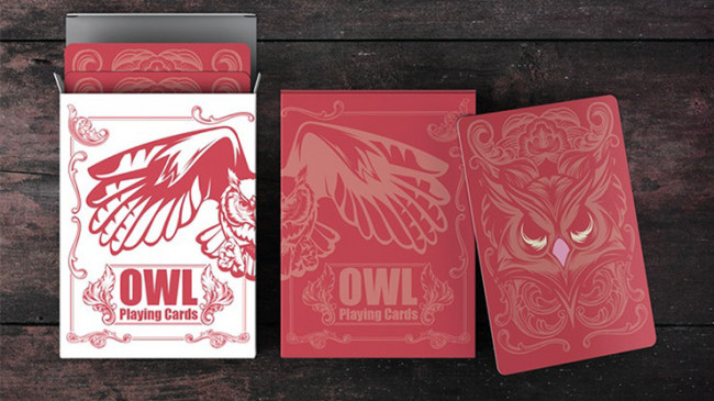 Owl (Red) - Pokerdeck