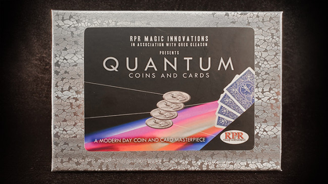 Quantum Coins (US Quarter Red Card)s by Greg Gleason and RPR Magic Innovations
