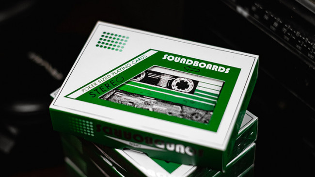 Soundboards V4 Green Edition by Riffle Shuffle - Pokerdeck