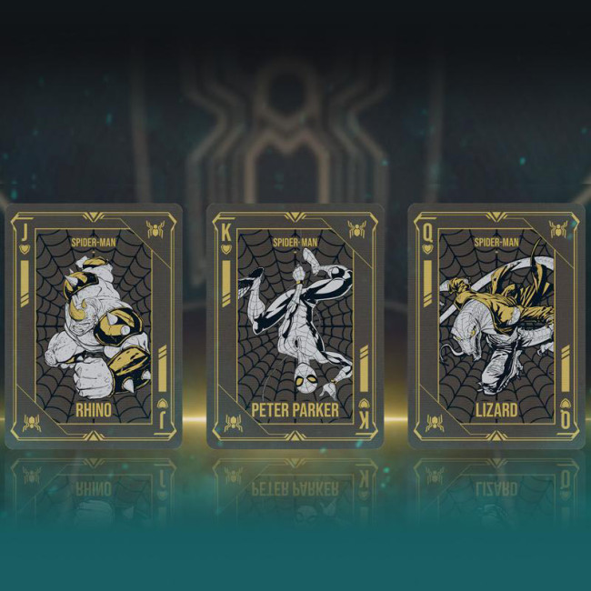 Spider-Man: Black & Gold Playing Cards (Paper)