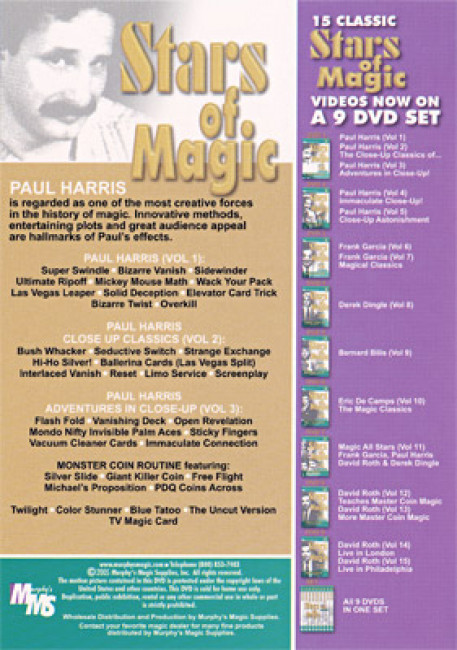 Stars Of Magic #1 (Paul Harris) - DVD