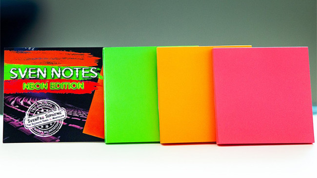 Sven Notes NEON EDITION (3 Neon Sticky Notes Style Pads)