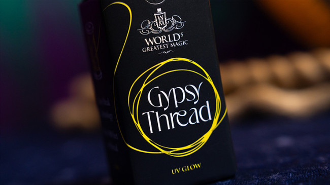 WGM UV GLOW GYPSY THREAD YELLOW REFILL SPOOL by Murphy's Magic